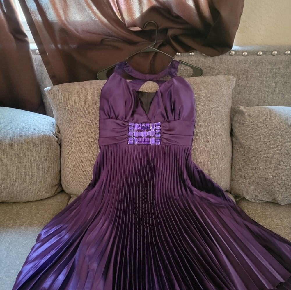 Purple prom dress #3783